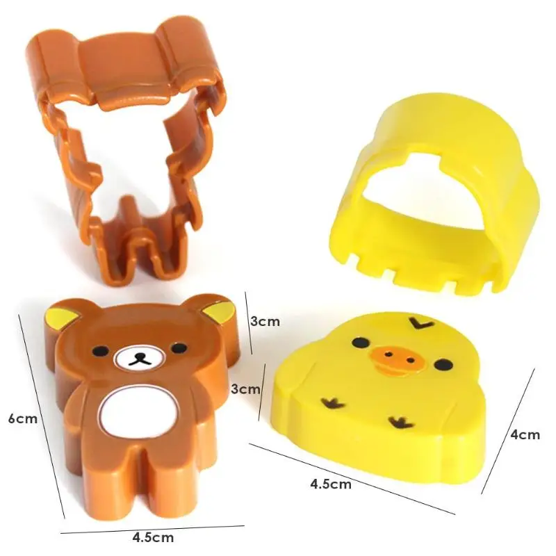 2 шт рисовый шар суши мейкер курица медведь рисовые формы для пирожных Сделай Сам