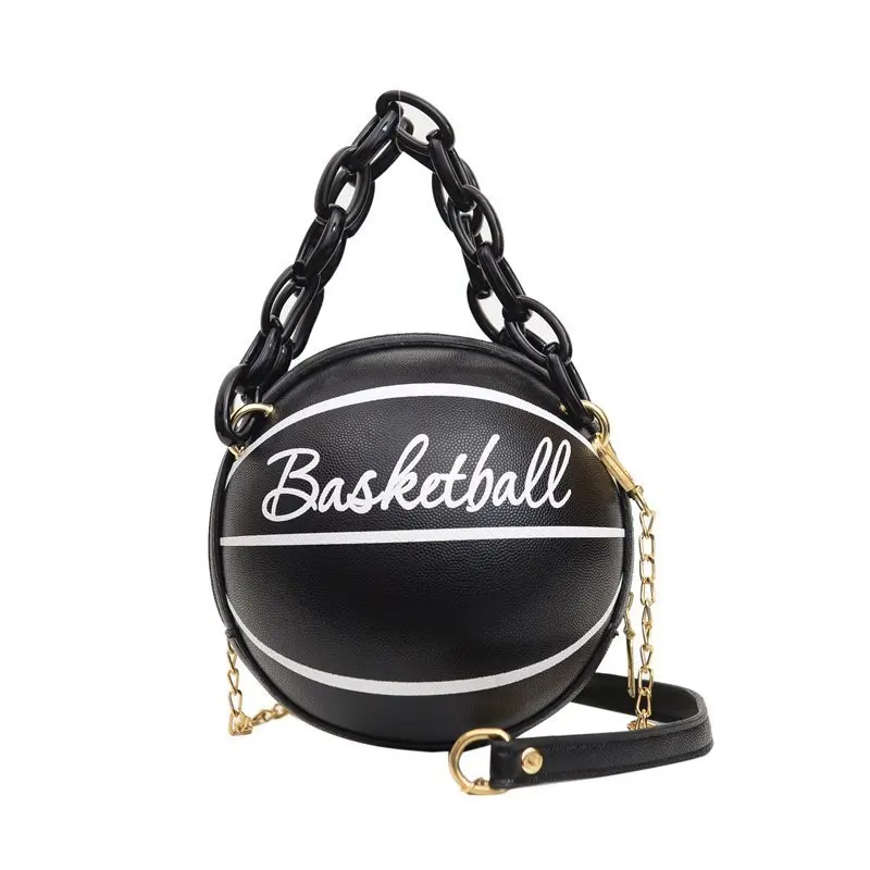 

Popular Element Basketball PU Leather Sport Style Women Ladies Fans Sing Shoulder Cross Body Hand Packs Bags