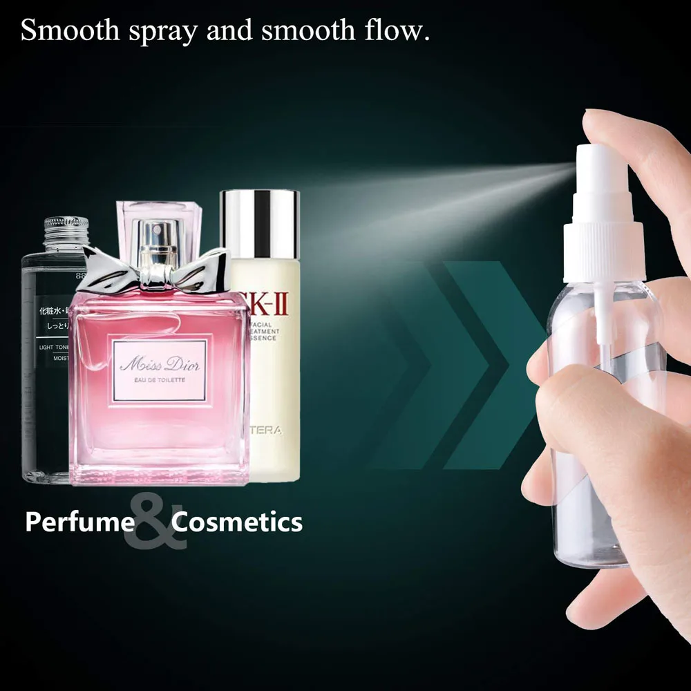 1 шт. прозрачная бутылка-распылитель для путешествий 10/30/50/60/100 мл | Красота и