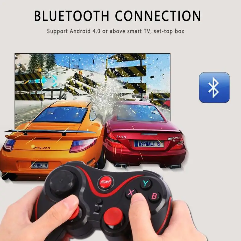 Беспроводной джойстик игровой контроллер bluetooth BT3.0 мобильный телефон планшет ТВ