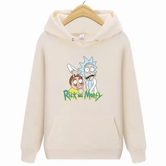 HW0041Khaki Новинка, брендовые толстовки с капюшоном Rick marty для мужчин и женщин, мужские толстовки с капюшоном для скейтборда, мужские хлопковые толстовки с капюшоном Rick marty - Цвет: HW0041Khaki