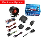 Автомобильная сигнализация, 1-сторонний дистанционный центральный дверной замок, бесключевая система сигнализации с сигнализацией, звуковой сигнал, дистанционный запуск, комплект для автомобиля