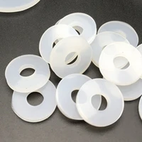 20 pieces white silicone washer gaskets rubber seal o rings water heater seals corrugated pipe flat gasket