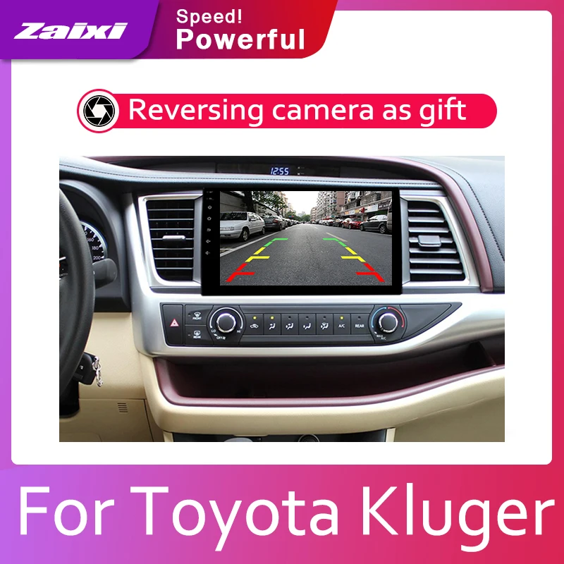 ZaiXi автомобильная система Android для Toyota Kluger (Австралия) 2014 ~ 2019 стерео радио BT GPS