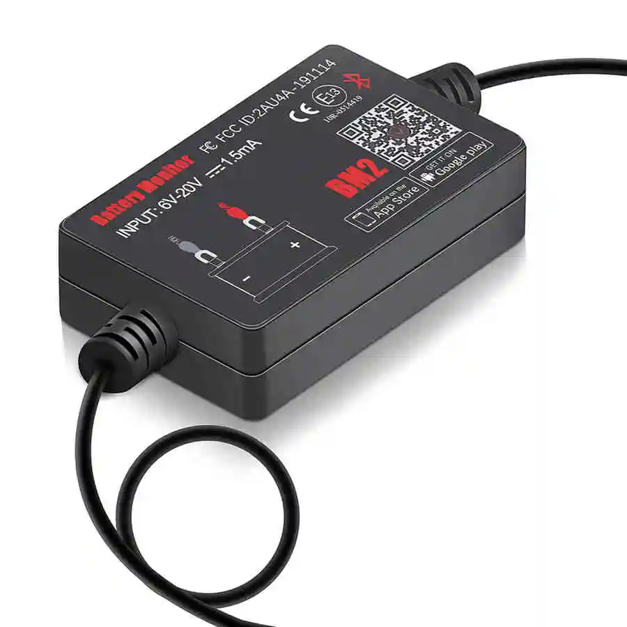 QUICKLYNKS Battery Monitor BM2 Bluetooth 4.0 Device Car 12V Tester | Автомобили и мотоциклы