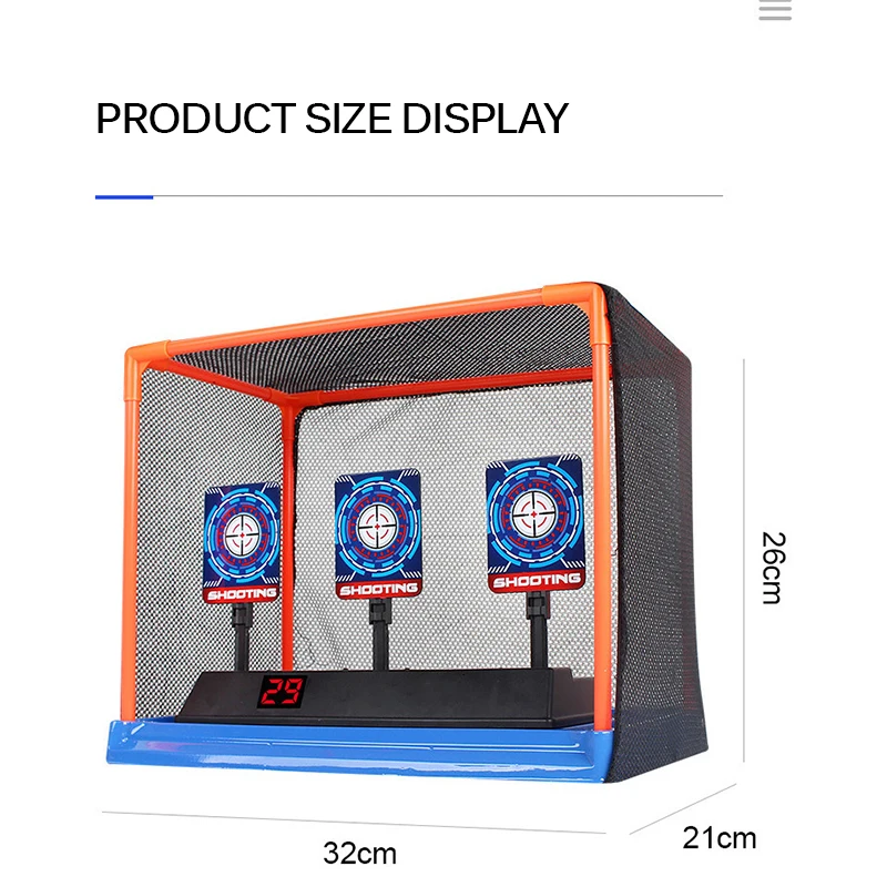 

Outdoor Fun Sport Toy Parts DIY High Precision Scoring Auto Reset Electric Target For Toy Gun Accessories Toys Birthday Gift
