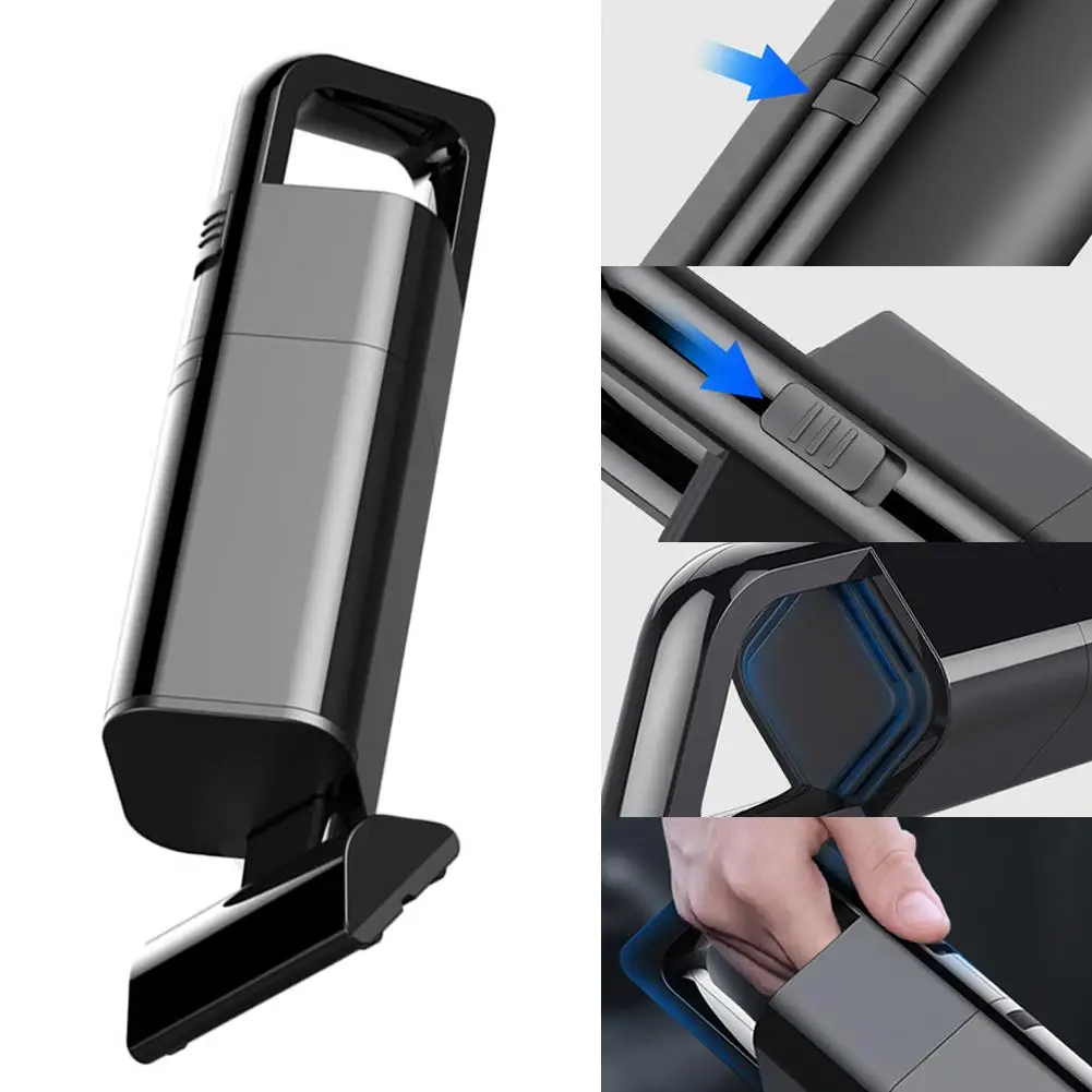 

120 Вт беспроводной ручной пылесос для сухой и влажной уборки USB Перезаряжаемые Портативный пылесборник для дома автомобиля Моющего Пылесос...