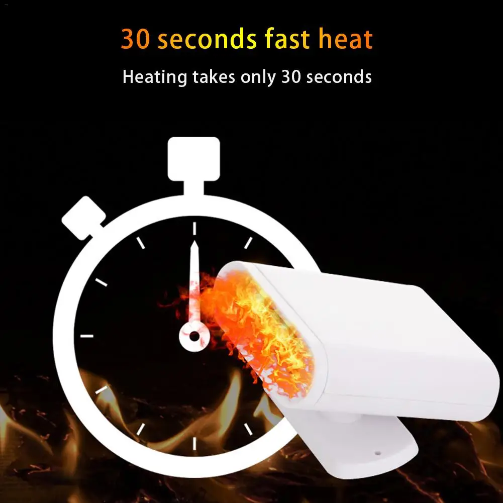 Автомобильный воздушный вентилятор на лобовое стекло белый обогреватель