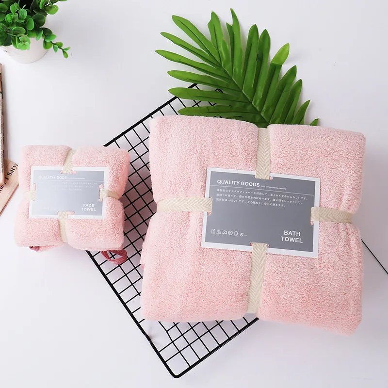 

High-Density Square 300 Grams Adult Coral Fleece Children's Baby Towels Absorbent Quick-Drying Summer Beach Towel