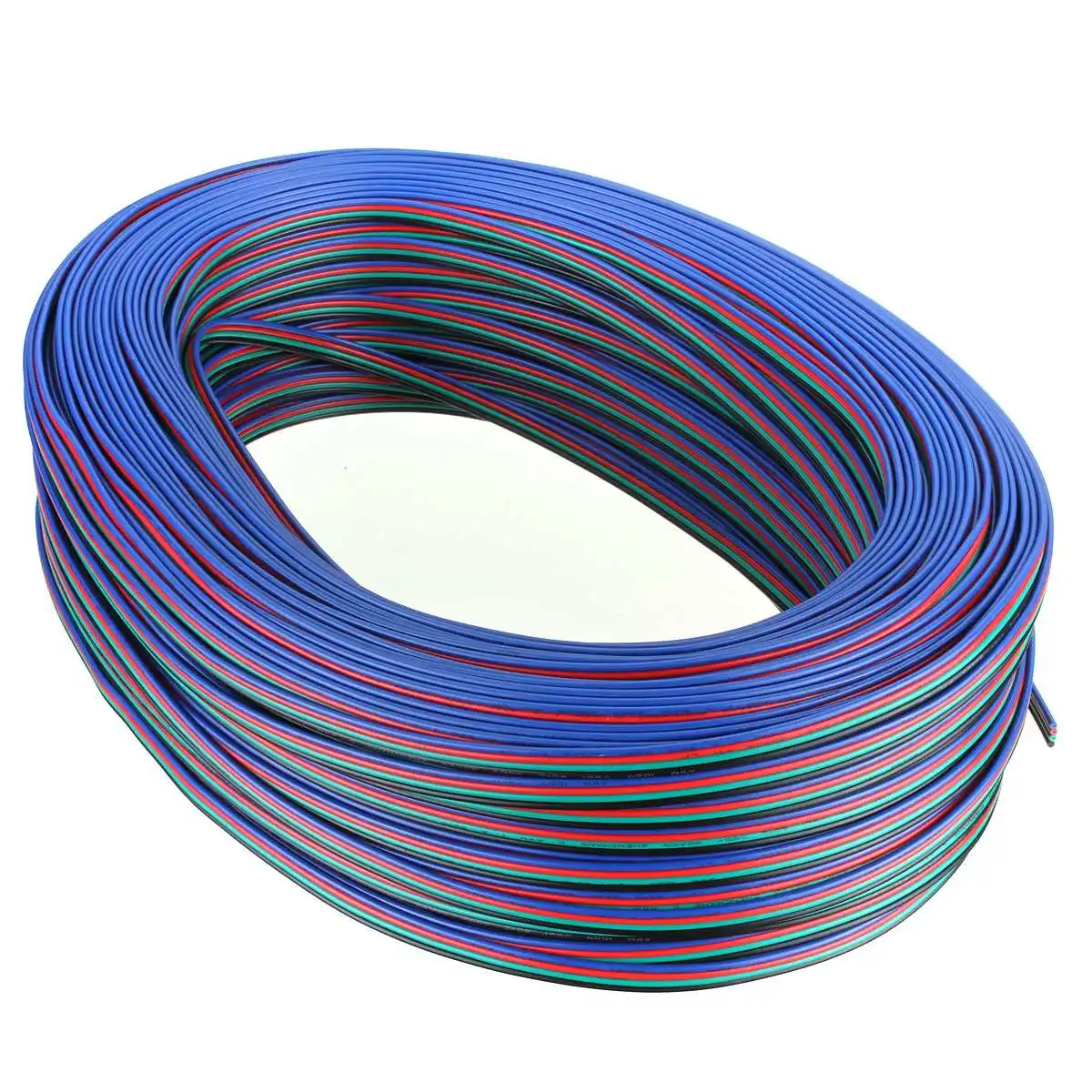 4 Pin удлинитель провода Соединительный кабель для RGB Светодиодные полосы света 1 м 2 м 300 см 10 м 20 м 30 м 50 м 100 м электрические провода