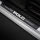 4 шт., задний порог автомобильной двери для VW Volkswagen POLO 2021, 2020, 2019, 2018, 2017, 2016, 2015 -2009, 2008, 2007 -2002, аксессуары