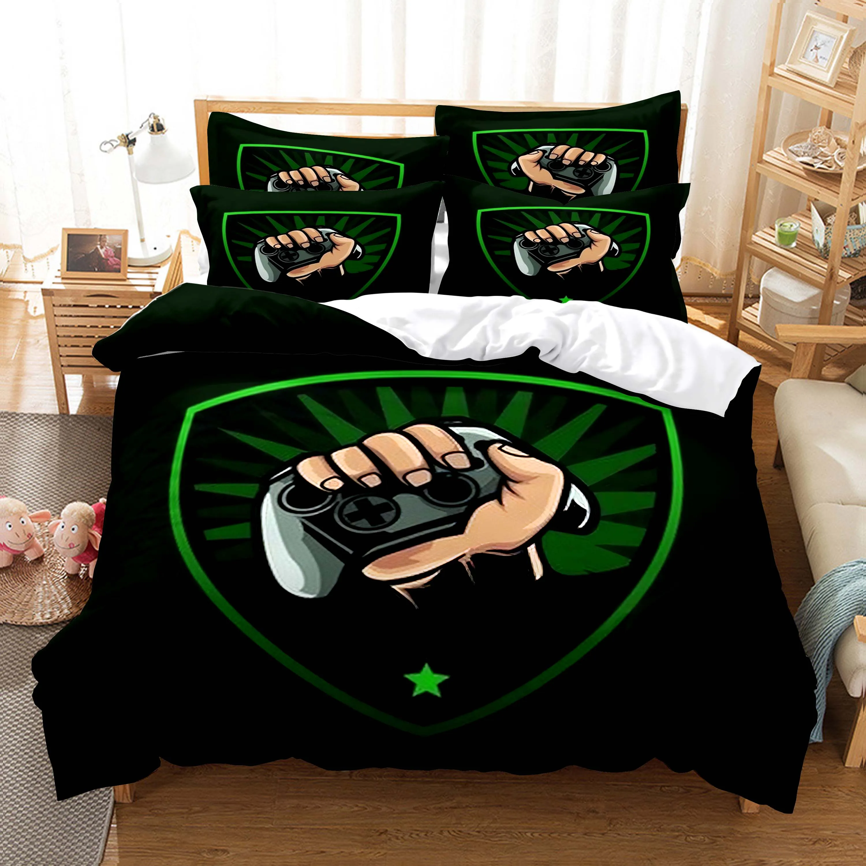 

Game Bedding Set Duvet Cover Set 3d Bedding Digital Printing Bed Linen Queen Size Bedding Set Fashion Design