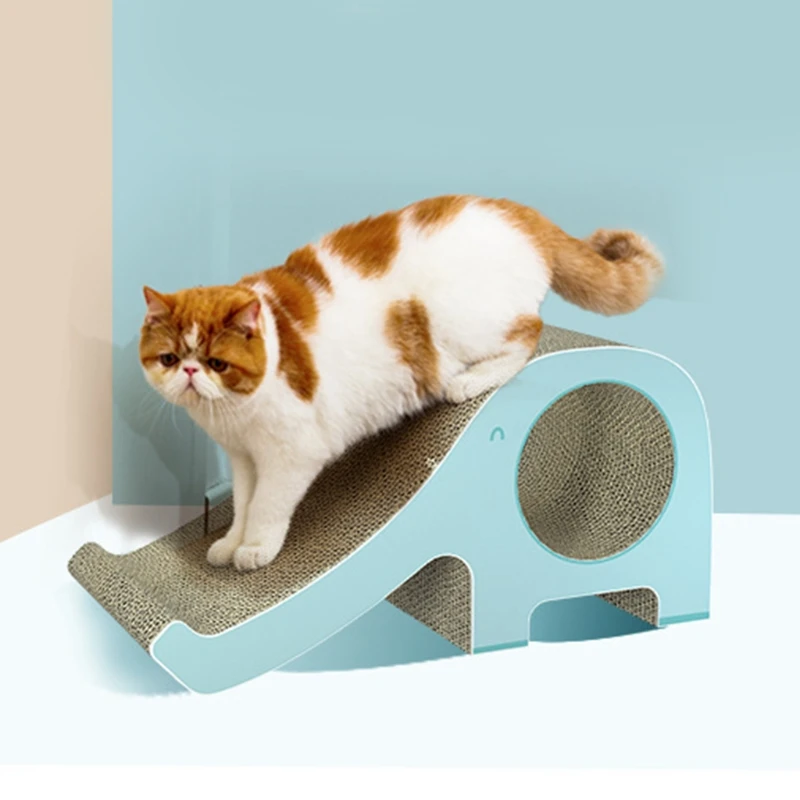 Милые слон Кит скользящие картонные когтеточные поверхности для кошачьих