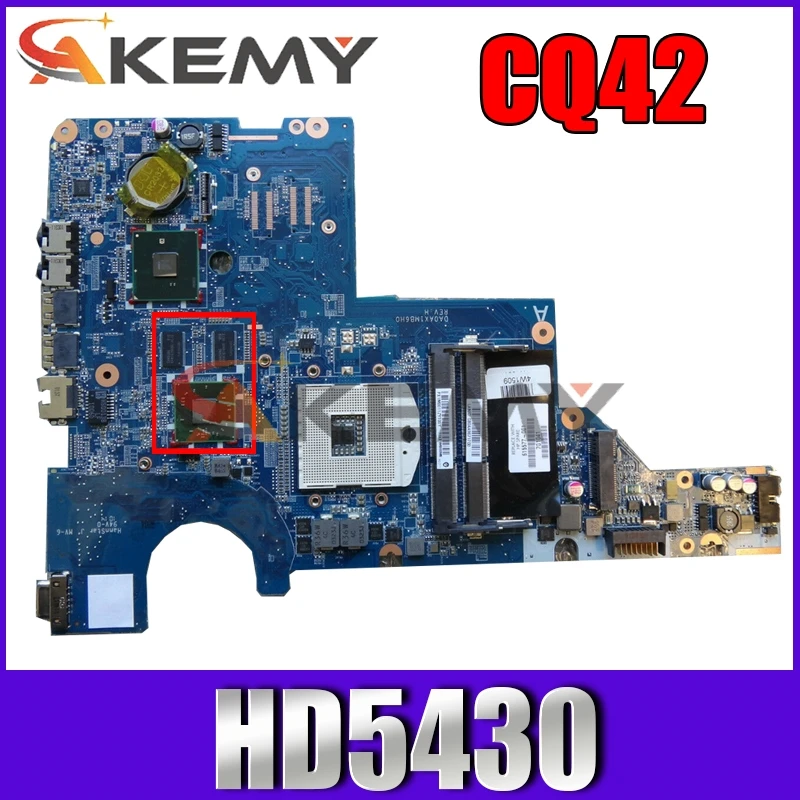 

AKemy 631596-001 615580-001 608824-001 Laptop motherboard For HP CQ42 CQ62 G42 G62 Mainboard DAAX1IMB6A0 DAOAX1MB6F0 DA0AX1MB6H1