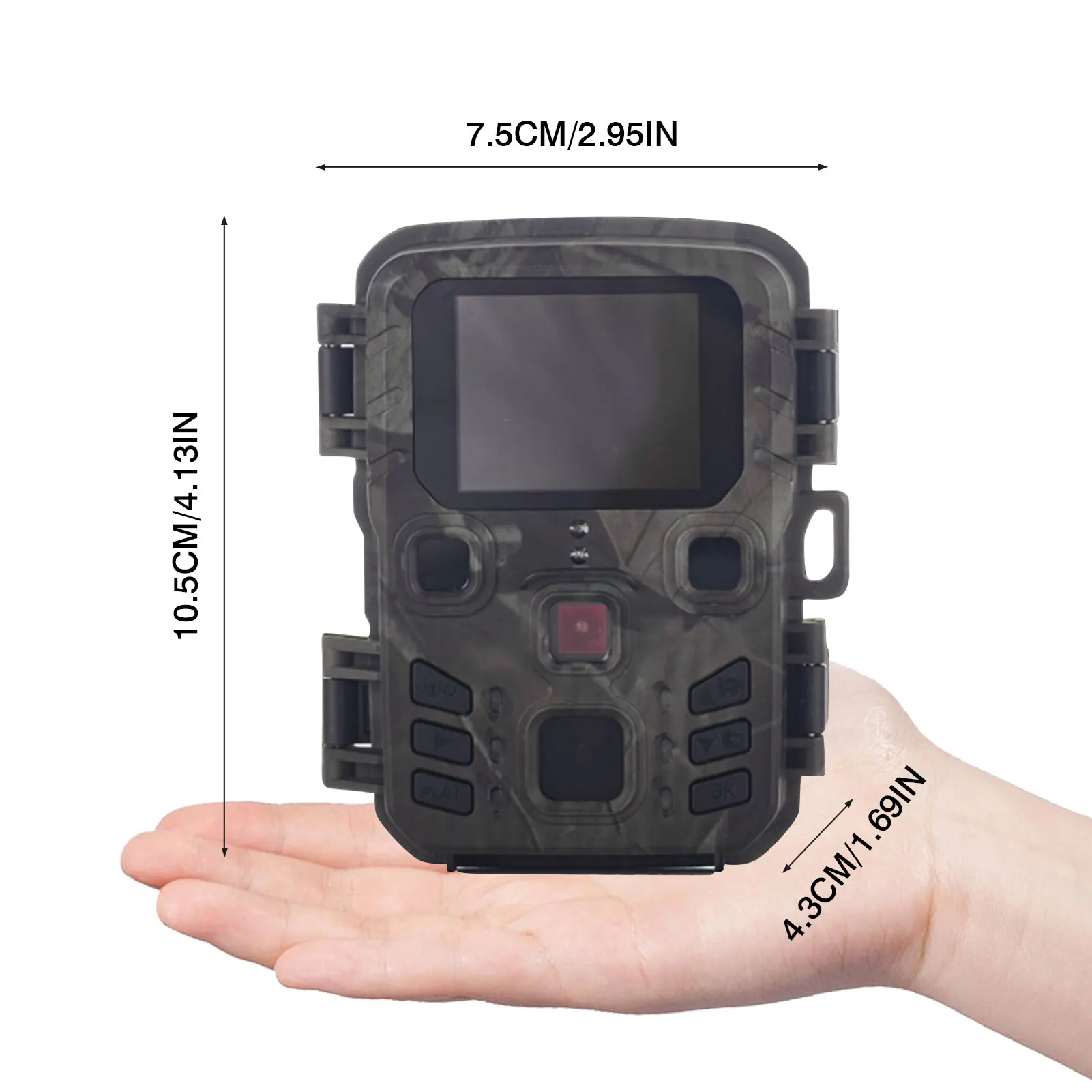 

Mini Trail Camera 1080P HD Scouting Game Camera With Night Vision