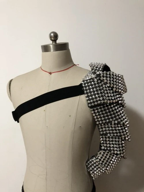 Костюм для косплея Древний Римский Воин зеркальная одежда представлений ночного