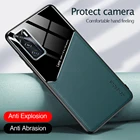 Кожаный Автомобильный Магнитный чехол из оргстекла для телефона vivo v20 v 20 se 20se v20se, противоударный чехол с силиконовой рамкой, защитный чехол