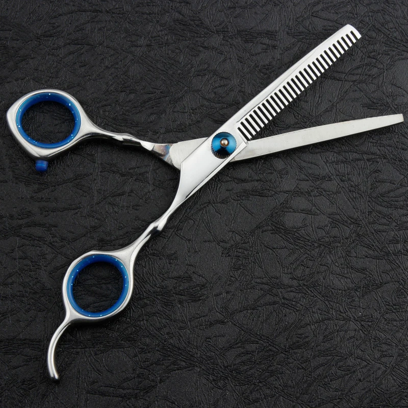 

6 inch Cutting Thinning Styling Tool Hair Scissors Stainless Steel Salon Hairdressing Shears Regular Flat Teeth Blades