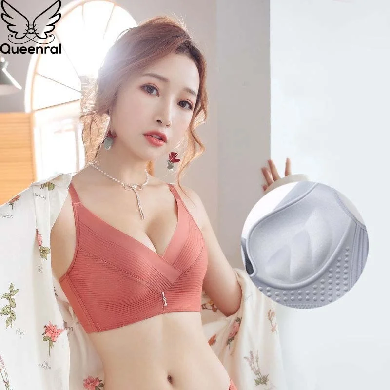 Queenral нижнее белье женское бюстгалтер лифчики бесшовные бюстгальтеры для женщин