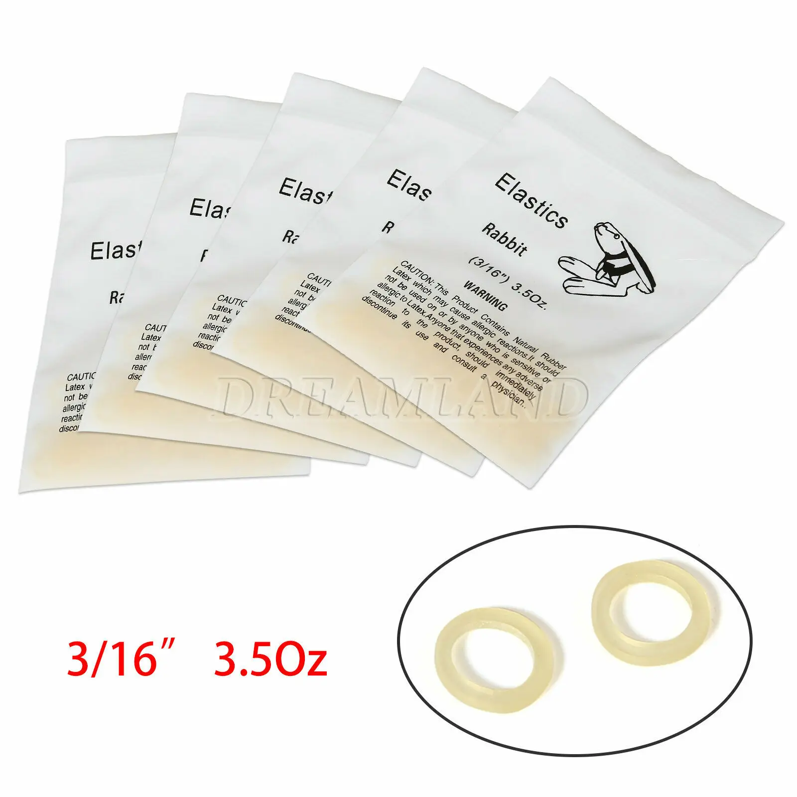 5000 шт. Стоматологические Ортодонтические резинки Орто эластичные латексные