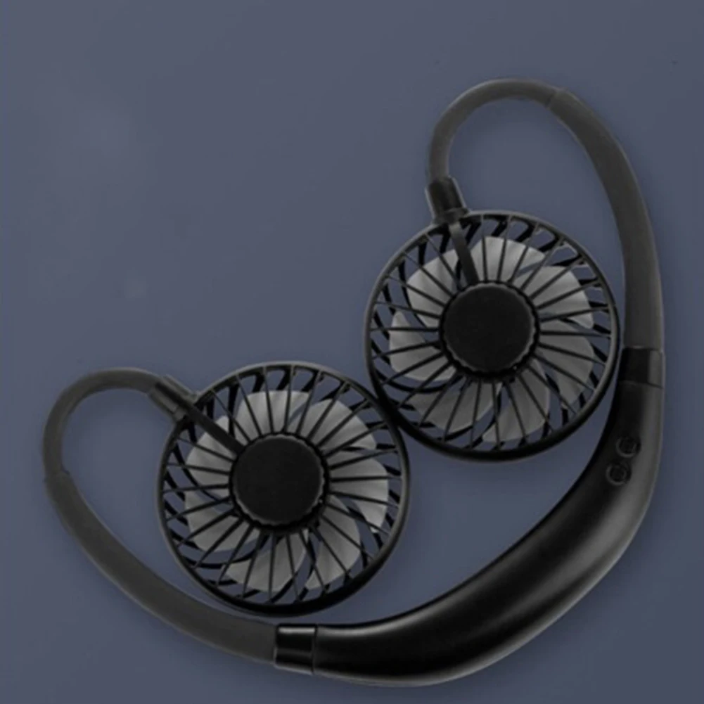Небольшой подвесной вентилятор для шеи мини портативный без рук с шейным