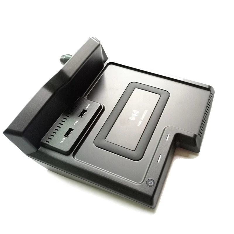 

10W car QI wireless charger charging plate charging case center console phone holder accessories for Toyota Avalon 2018 2019