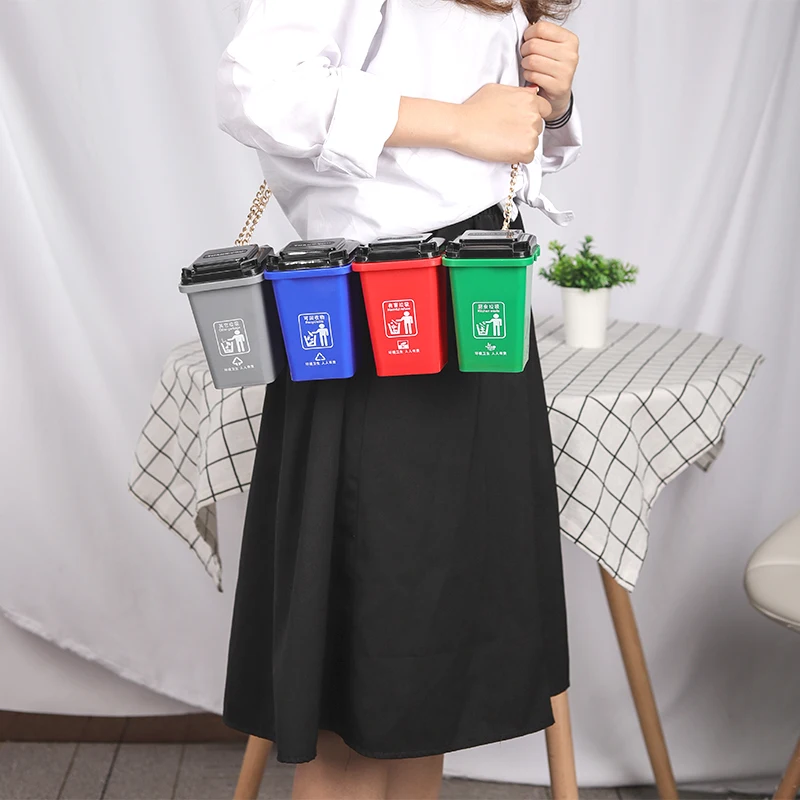 Креативные сумки на плечо для мусорных банок модные роскошные женские