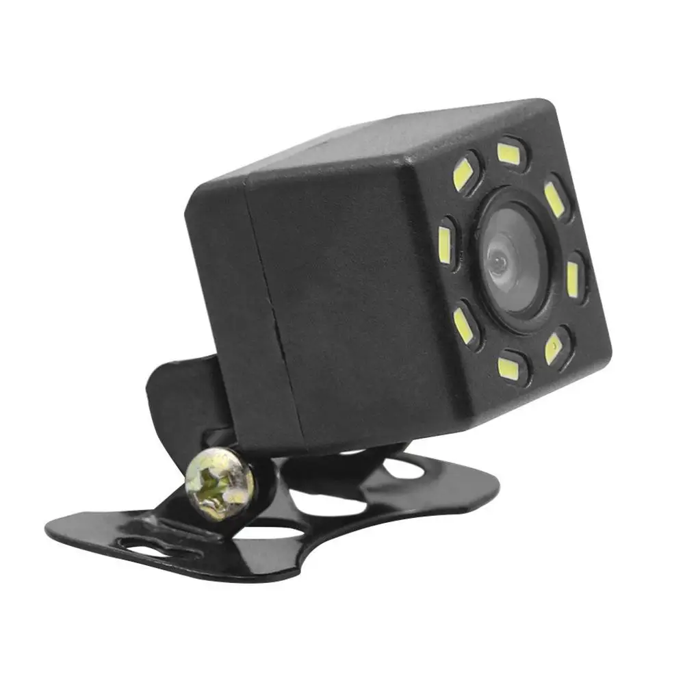 HiMISS Автомобильная камера заднего вида ночного видения 8 светодиодный HD видео