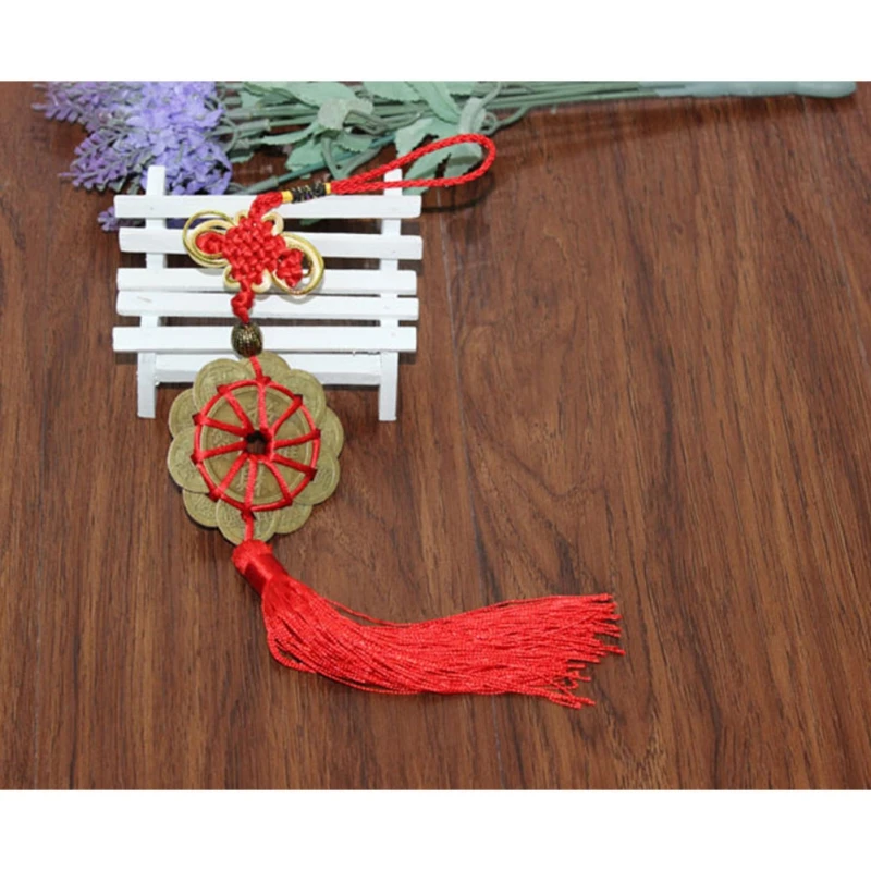 10 счастливый Шарм древний Плетеный китайский узел сделанный вручную фэн-шуй