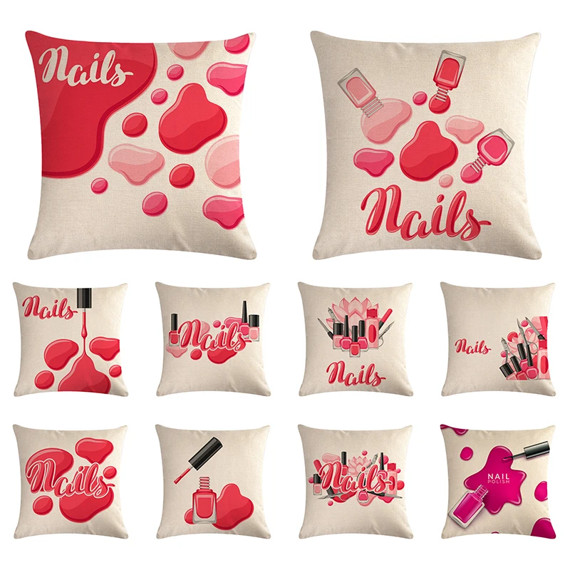 Скандинавский поп арт акварельные гелевые постеры для ногтей печатная наволочка