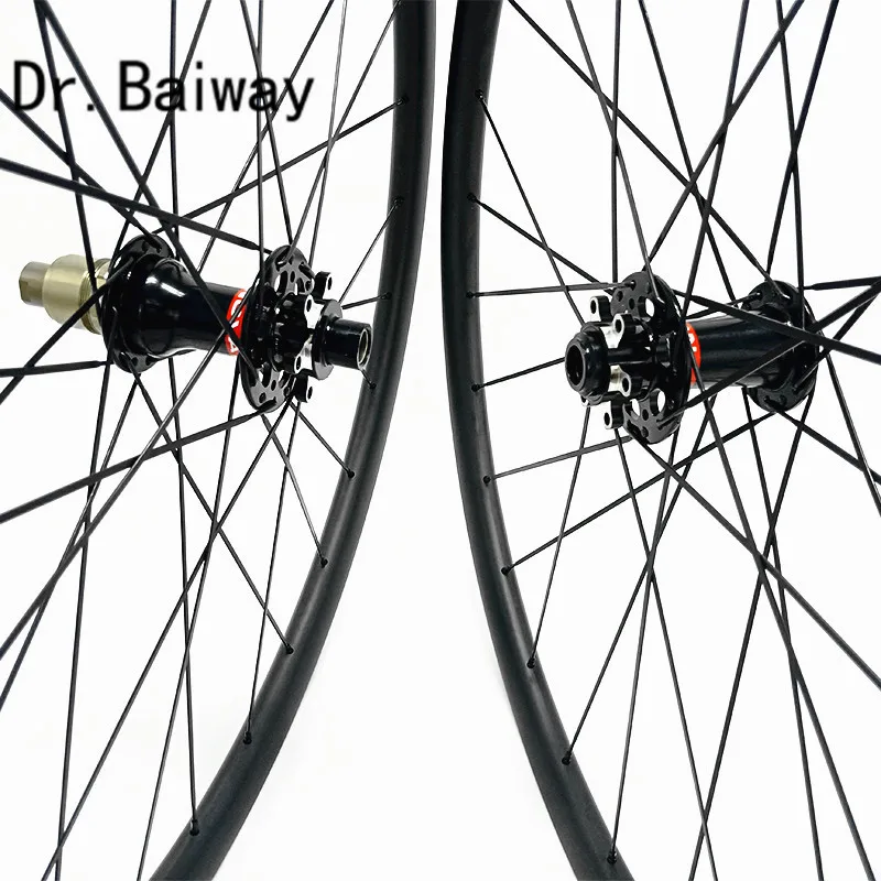 29er углеродная колесная установка mtb дисковая симметричная бескамерная 30x25 мм