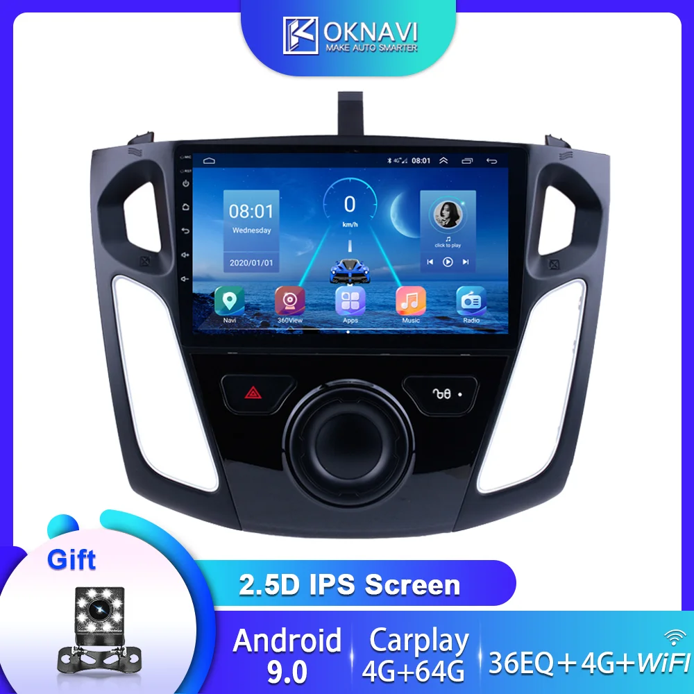 Автомагнитола для Ford Focus 3 2012 2015 Android 2 Din автомобильная аудиосистема