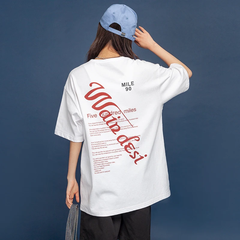 SingleRoad женская футболка 2020 оверсайз зеленый панк хлопок хип хоп Харадзюку