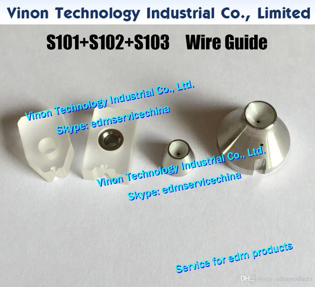 

Ø0.27 S101+S102+S103 edm Wire Guide Set=3080061 Sapphire Split Guide AB+3080249 Upper Guide+3081017 Lower Guide 0205049,0200144