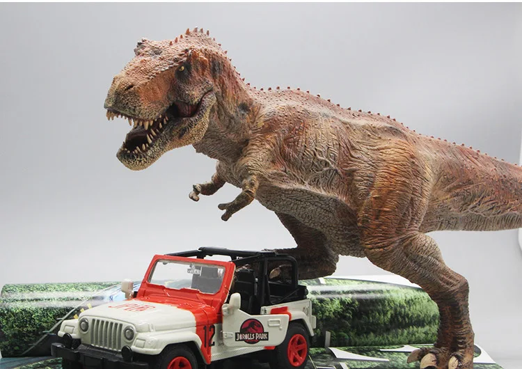 1/32 масштабные металлические автомобильные игрушки Jeep Wrangler, Парк Юрского периода, внедорожник, модель автомобиля, оттягивающие назад автомобили для детей, коллекция подарков