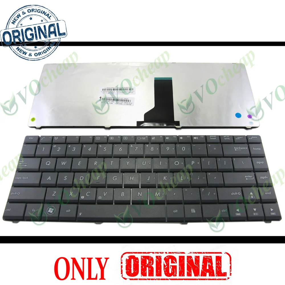 Новая американская Клавиатура для ноутбука ASUS N43 N43S N43SL P43 X44H P43E P43S N43E N43EI U30 U30JC K43E