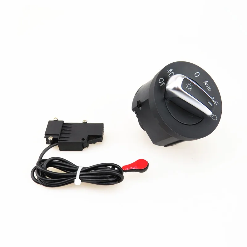 AZQFZ хром авто ручка переключатель фар кнопка управления свет сенсор модуль для VW