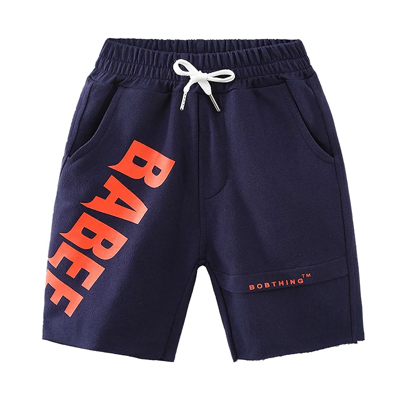 

Baby Letter Mid-pants 2021 Summer New Boy Children's Clothing Children's Five-point Pants