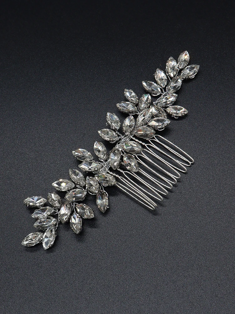 Роскошные Стразы расческа для волос невесты повязка на голову аксессуары