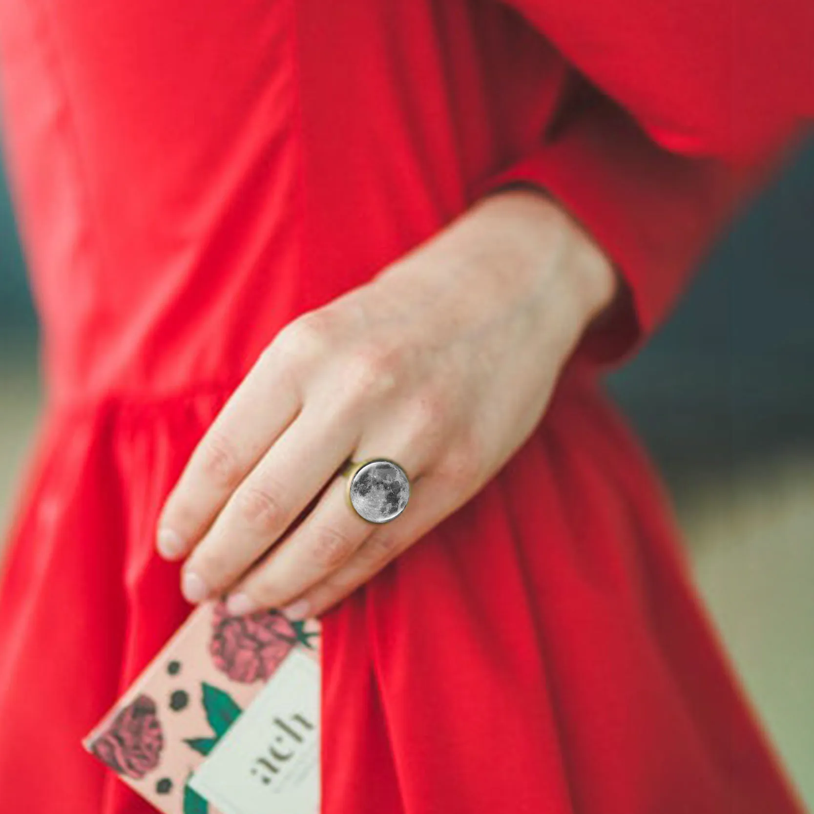 Женское кольцо с кабошонами на солнечной системе регулируемое палец для женщин и