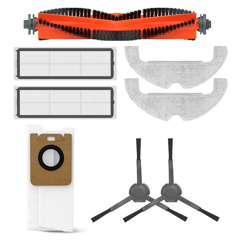 

For XIAOMI Dreame L10 Plus Robot Vacuum Cleaner Accessories Main Brush Dust Bag Side Brushes HEPA Filter Mop Cloth