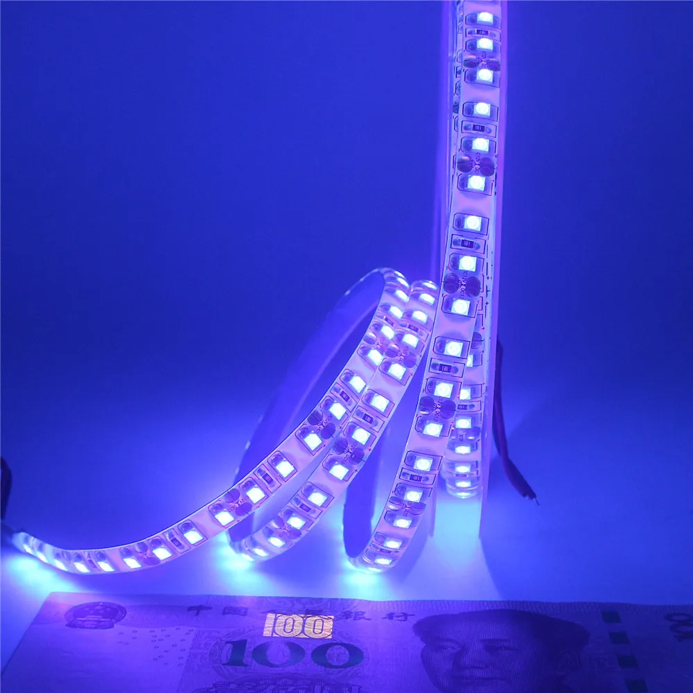1 м 5 3528 SMD чип УФ светодиодная лента светильник водить 60leds 120 светодиодов