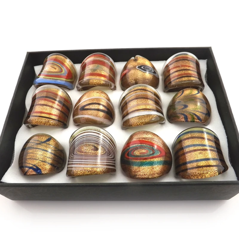 Стеклянные кольца в классическом стиле 12 шт./лот|glass peach|glass propertiesglass ring saw |