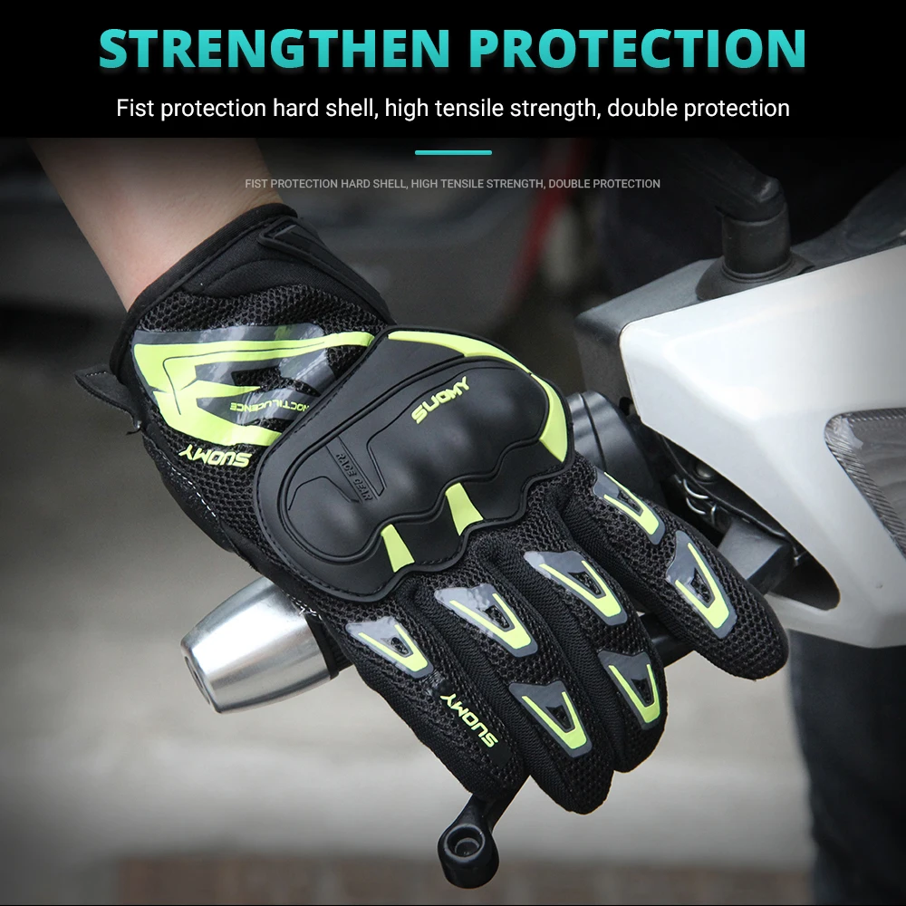 

Wearable Touch Screen Motorbike Riding Cycling Equipment Cotton Gloves Full Finger Breathable Motorcycle Gloves Guantes Motocros