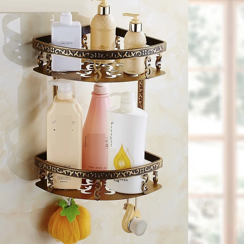 

Etagere Badezimmer Parede Hair Dryer Holder Prateleira Estante Shelves Accessories Banheiro Salle De Bain Bathroom Wall Shelf