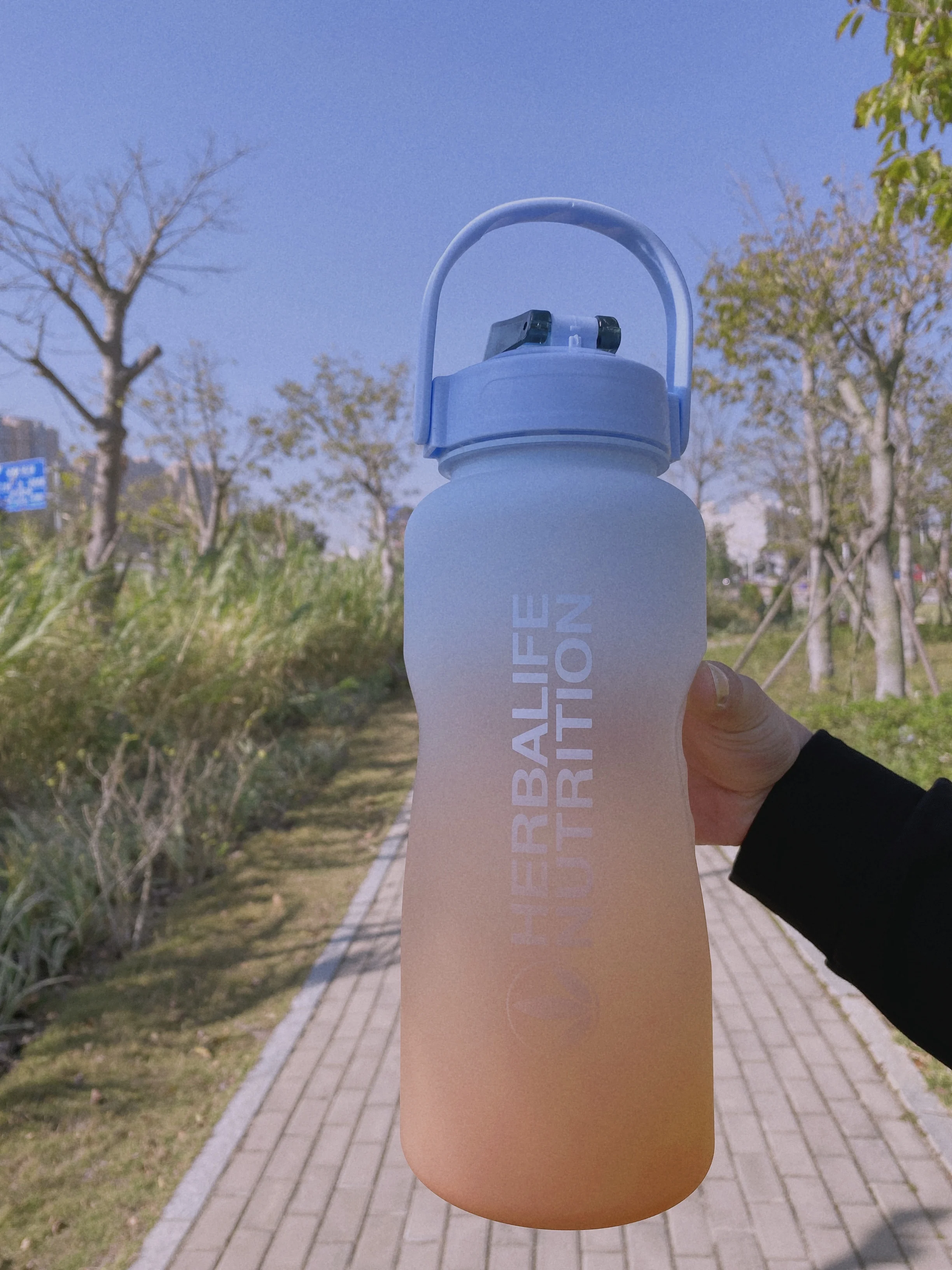 Herbalife питательная бутылка 2000 мл градиентная питьевая вода чашка для молока