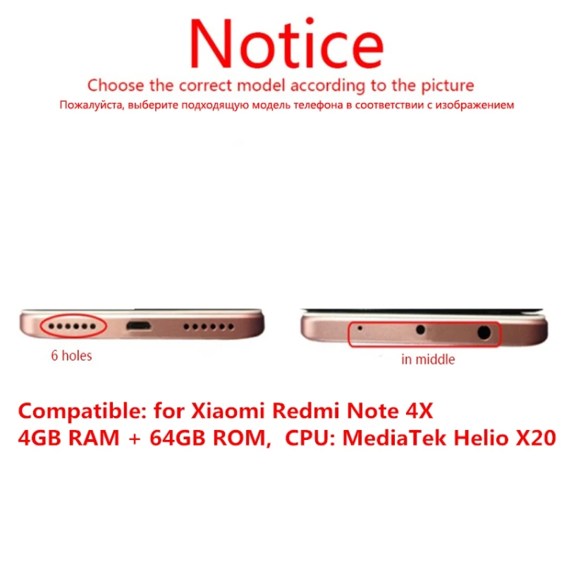 Держатель слота для SIM-карты Xiaomi Redmi Note 4X MediaTek MTK Micro Nano слот Запасные части ремонта
