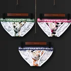 Трусы мужские, хлопковые, дышащие, с принтом, сексуальное нижнее белье