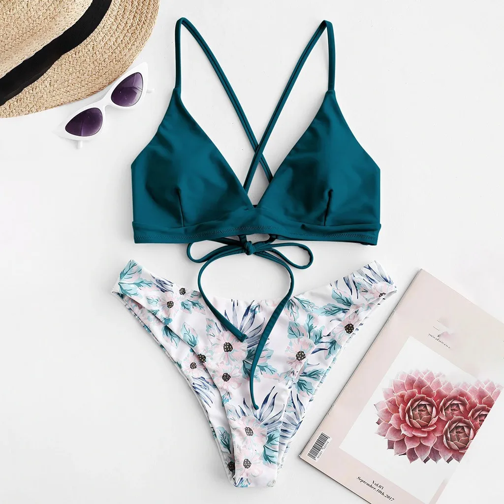 Купальник бикини SAGACE женский купальник с высокой талией комплект 2020 купальный