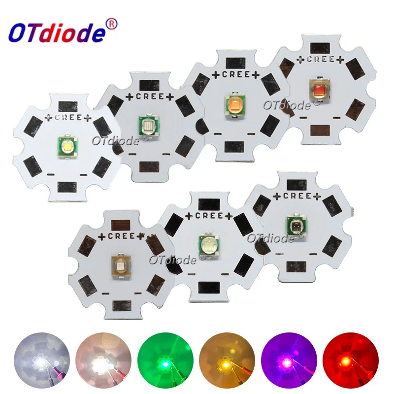 

10pcs 1W 3W High Power LED Beads Replace CREE 3535 XPE lamp Diode Full Spectrum Cool Warm White Green Deep Red 660nm Royal blue